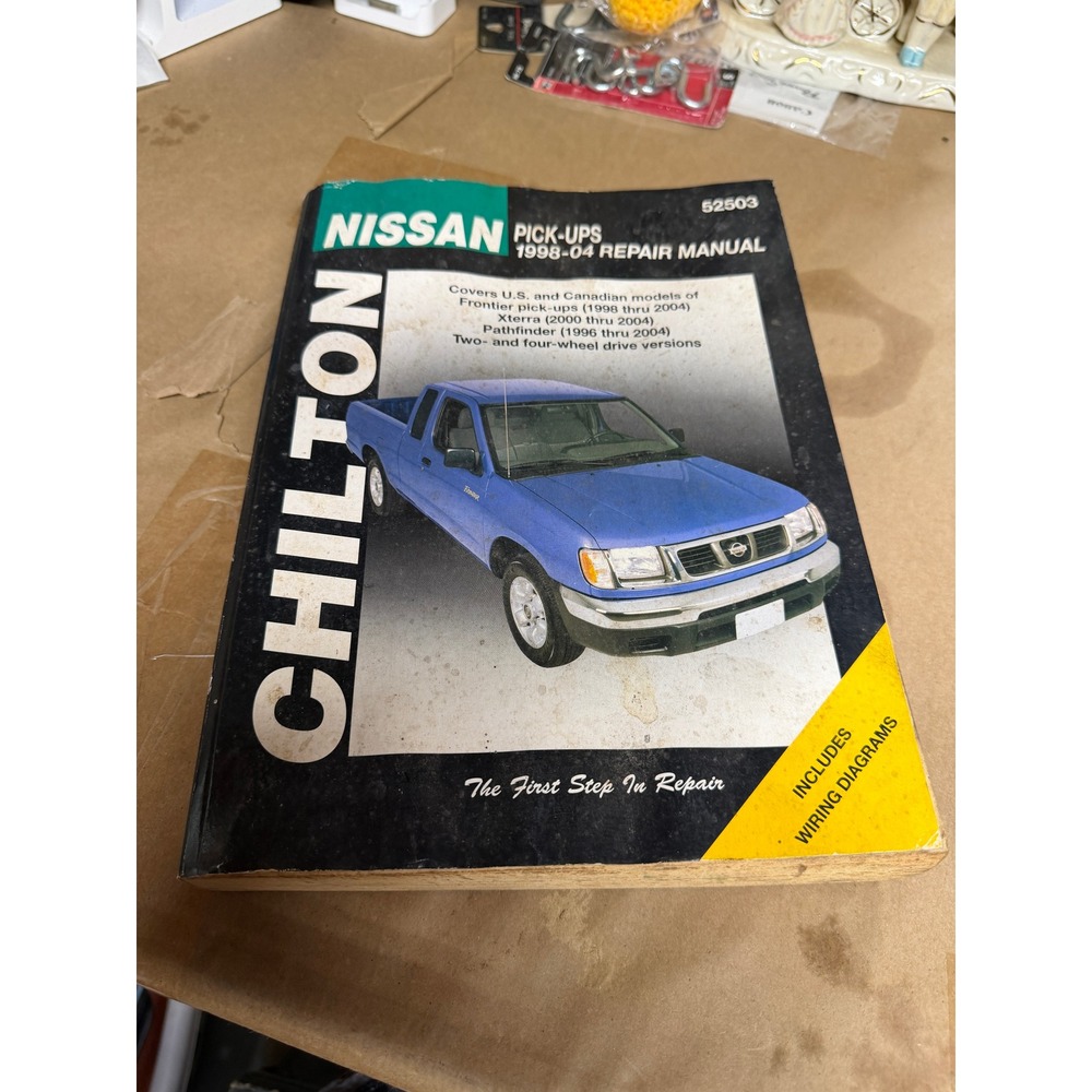 Chilton Nissan Pick-ups 1998-04 Repair Manual Frontier Xterra Pathfinder 52503